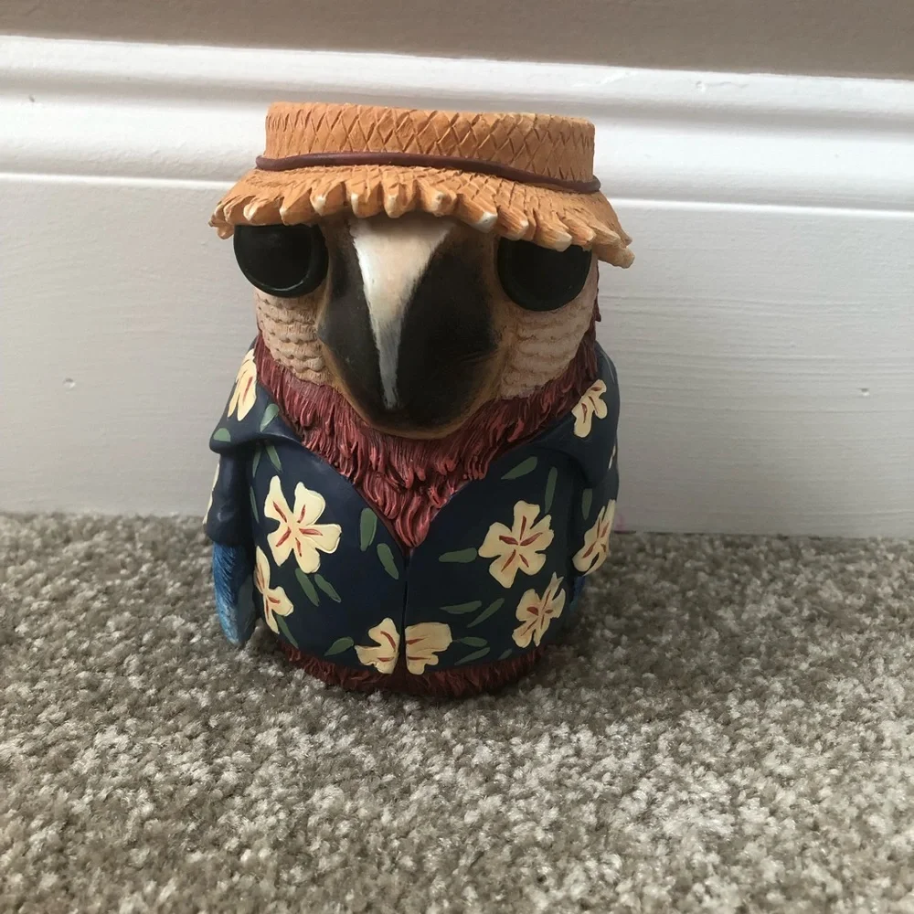Tropical Parrot Bathroom Water Cup